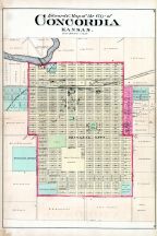 Concordia Atlas Cloud County Kansas Historical Map